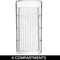 4Layer Transparent Storage Organizer Stackable Pantry Fridge Container 3