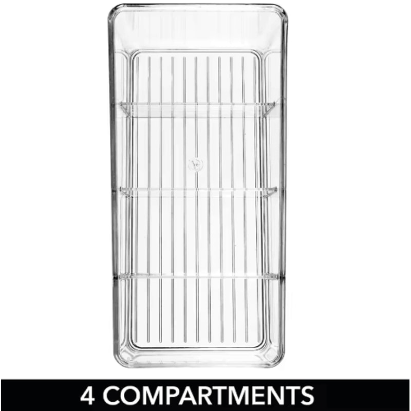 4Layer Transparent Storage Organizer Stackable Pantry Fridge Container 3