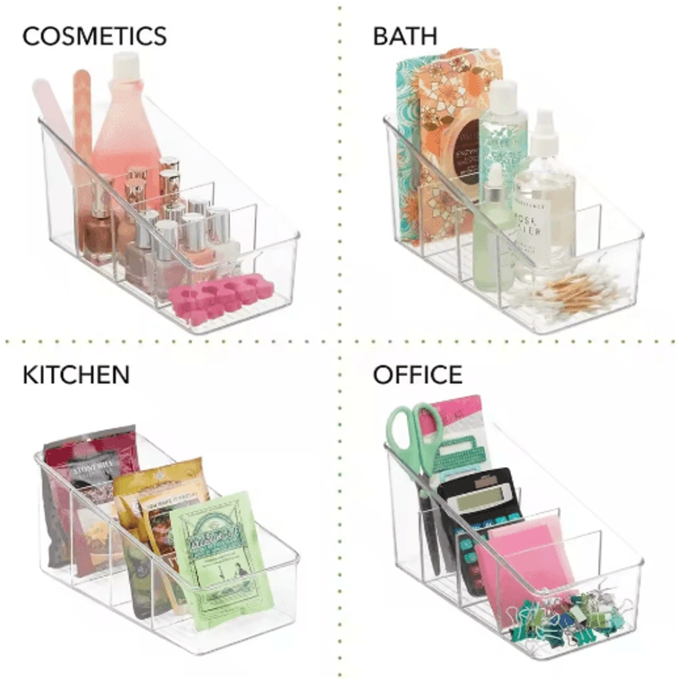 4Layer Transparent Storage Organizer Stackable Pantry Fridge Container 4
