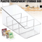 4Layer Transparent Storage Organizer Stackable Pantry Fridge Container 0