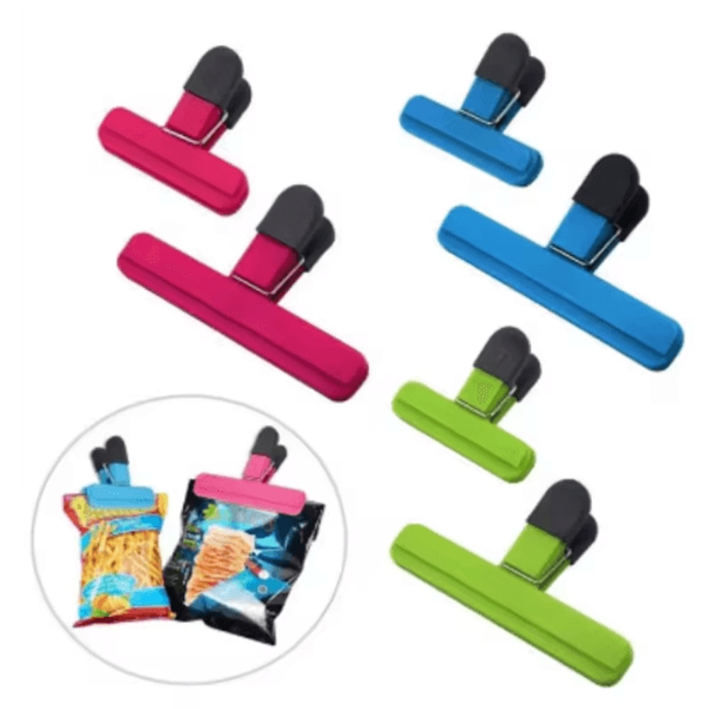 Heavy Duty Food Bag Clips Secure Kitchen Snack Sealing Organizer 1