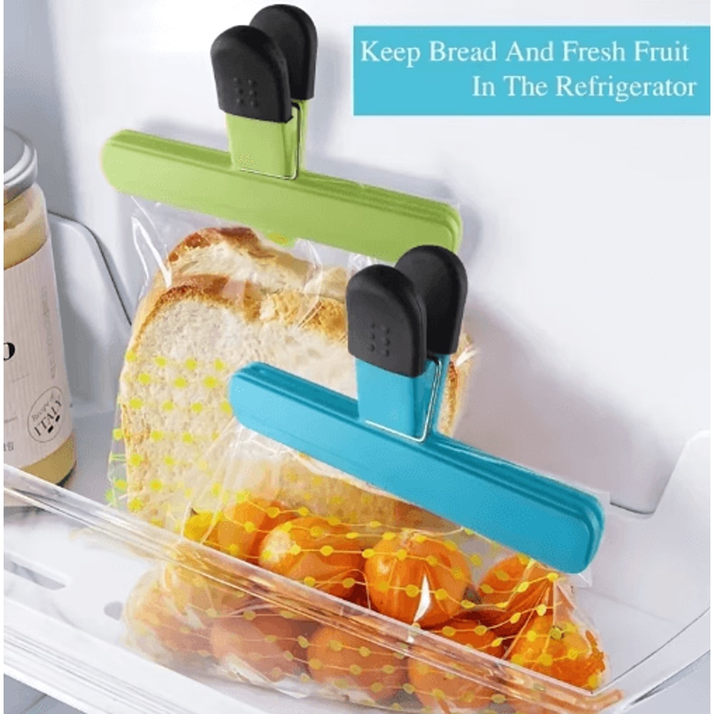 Heavy Duty Food Bag Clips Secure Kitchen Snack Sealing Organizer 3