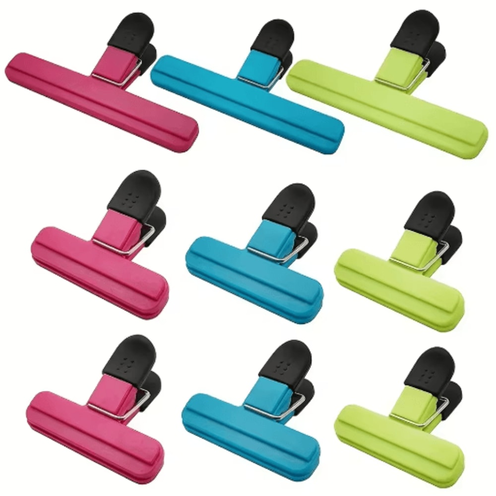 Heavy Duty Food Bag Clips Secure Kitchen Snack Sealing Organizer 0