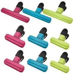 heavy duty food bag clips – secure kitchen snack sealing organizer