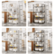 Multilayer Kitchen Storage Shelf Microwave Oven Rack Space Saver 5