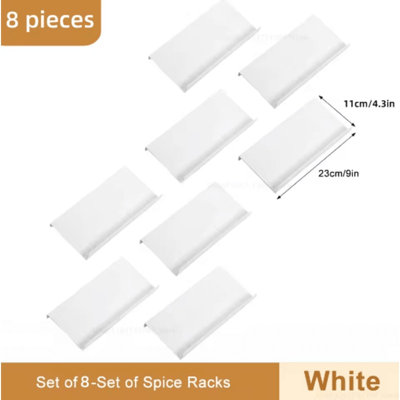 4Layer Adjustable Spice Rack Organizer For Drawer Pantry Storage 1