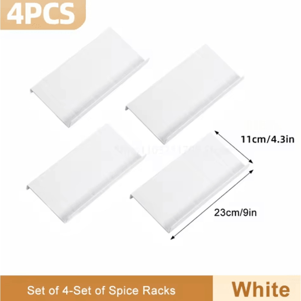 4Layer Adjustable Spice Rack Organizer For Drawer Pantry Storage 3