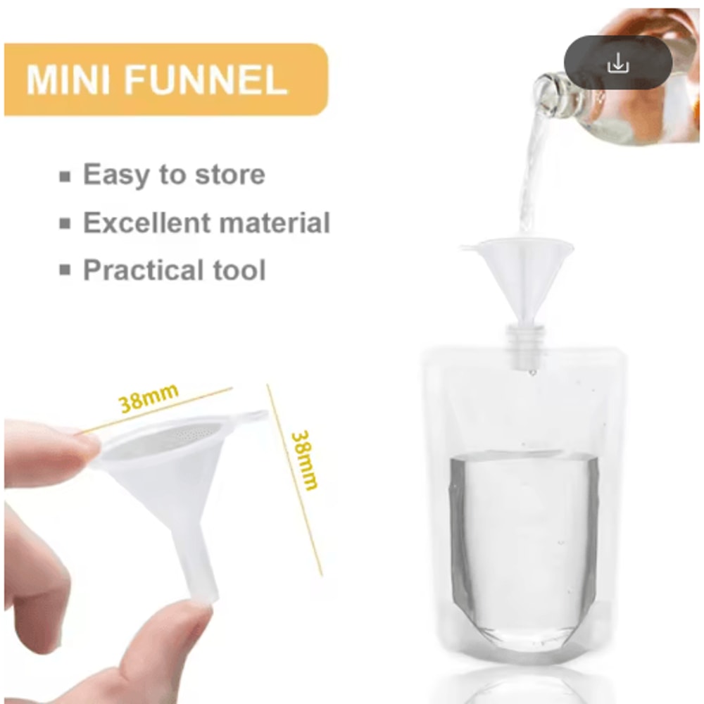 Reusable Drink Pouch With Spout Portable Juice Beverage Storage Bags 13