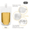 Reusable Drink Pouch With Spout Portable Juice Beverage Storage Bags 14