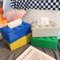 Creative Cartoon Building Block Tissue Box Holder Decorative Napkin Storage Box 7