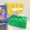 Creative Cartoon Building Block Tissue Box Holder Decorative Napkin Storage Box 8