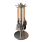 Rotating Kitchen Utensil Stand With 8 Hooks SpaceSaving Countertop Organizer 3