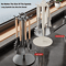 Rotating Kitchen Utensil Stand With 8 Hooks SpaceSaving Countertop Organizer 7