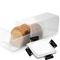 Clear Airtight Bread Loaf Container With Lid Fresh Bread Storage Box 2