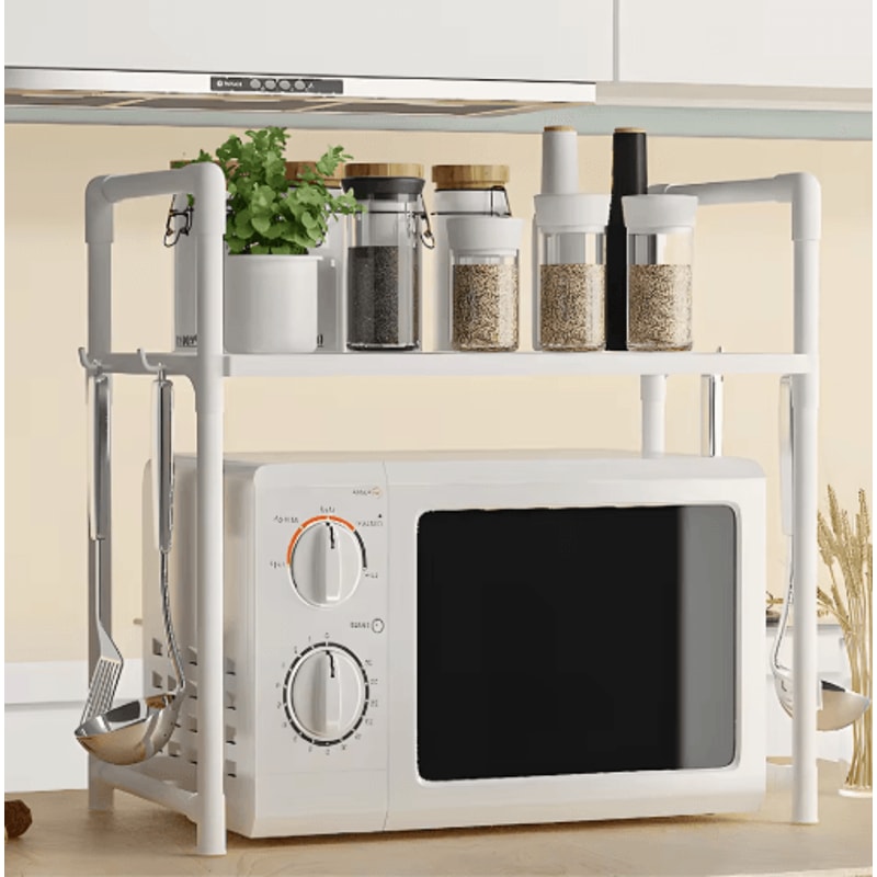 SpaceSaving Microwave Oven Rack Kitchen Countertop Organizer Shelf 4