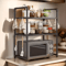 SpaceSaving Microwave Oven Rack Kitchen Countertop Organizer Shelf 0