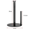 Stainless Steel Kitchen Roll Holder With Weighted Base SpaceSaving Countertop Paper Towel Stand 3