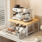 Modern Wood Metal Microwave Oven Rack SpaceSaving Kitchen Storage Shelf 4