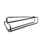 NonDrill Hanging Wine Glass Holder Under Cabinet Stemware Storage Rack 2