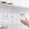 NonDrill Hanging Wine Glass Holder Under Cabinet Stemware Storage Rack 7
