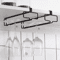 NonDrill Hanging Wine Glass Holder Under Cabinet Stemware Storage Rack 0