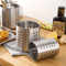 Stainless Steel Cutlery Holder Utensil Drainer MultiCompartment Kitchen Organizer 5