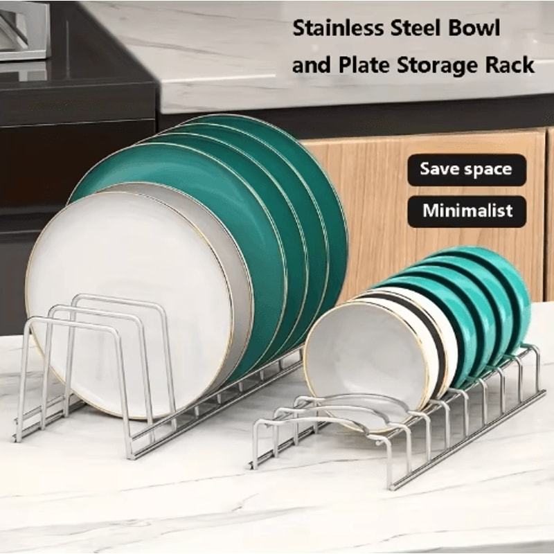 Expandable Dish Drying Rack With Drip Tray Compact Kitchen Plate Organizer 5
