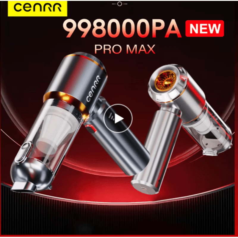 CENRR Cordless Car Vacuum Cleaner 998000PA Portable Handheld Vacuum 0