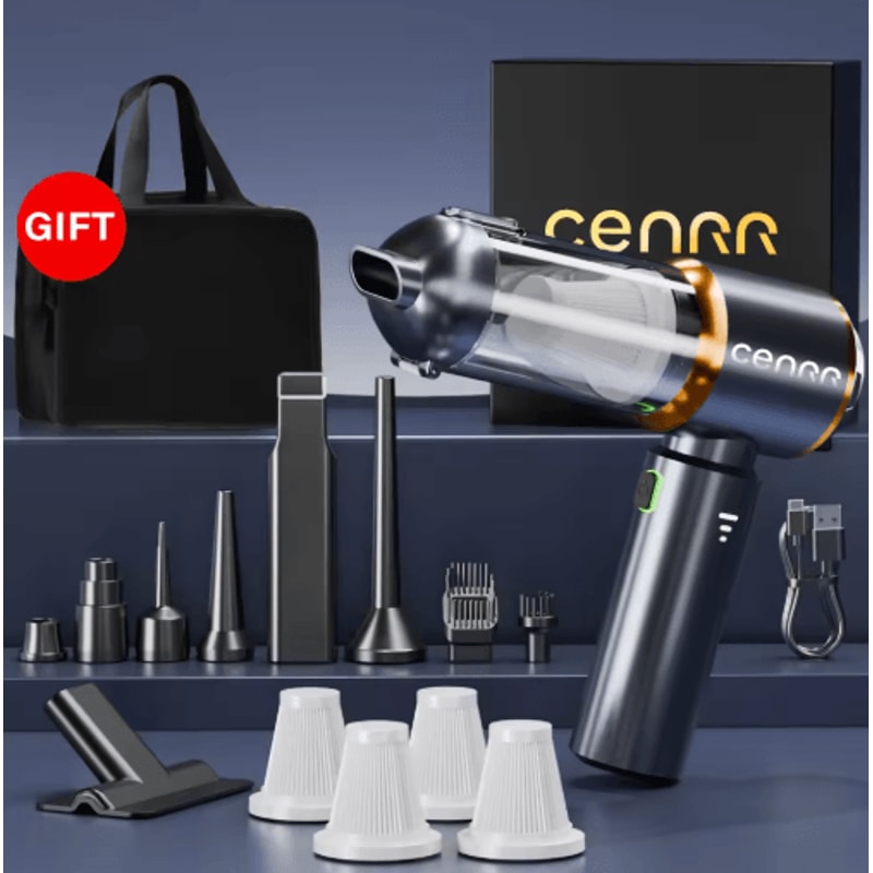 CENRR Mini Cordless Car Vacuum Cleaner Portable Handheld Blower Vacuum 2