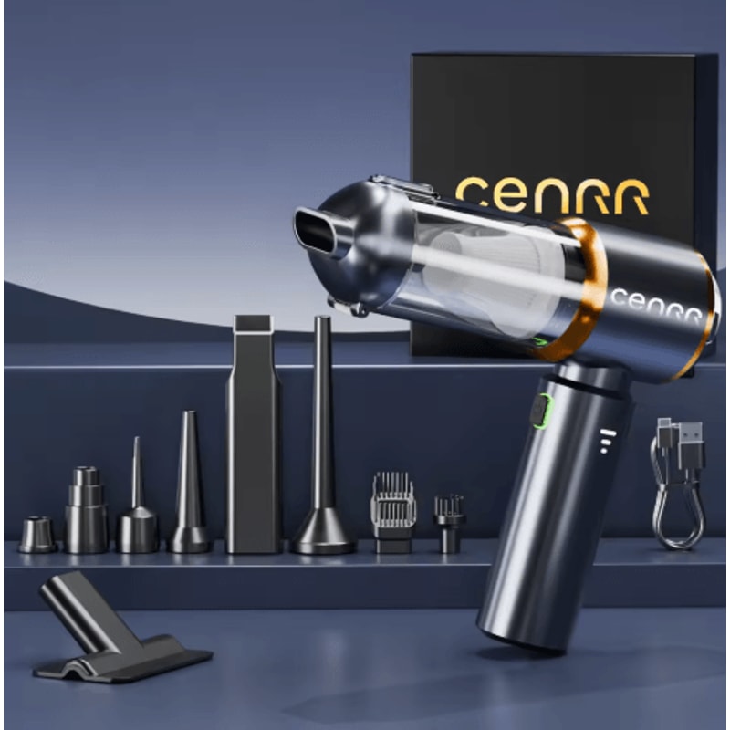 CENRR Mini Cordless Car Vacuum Cleaner Portable Handheld Blower Vacuum 4