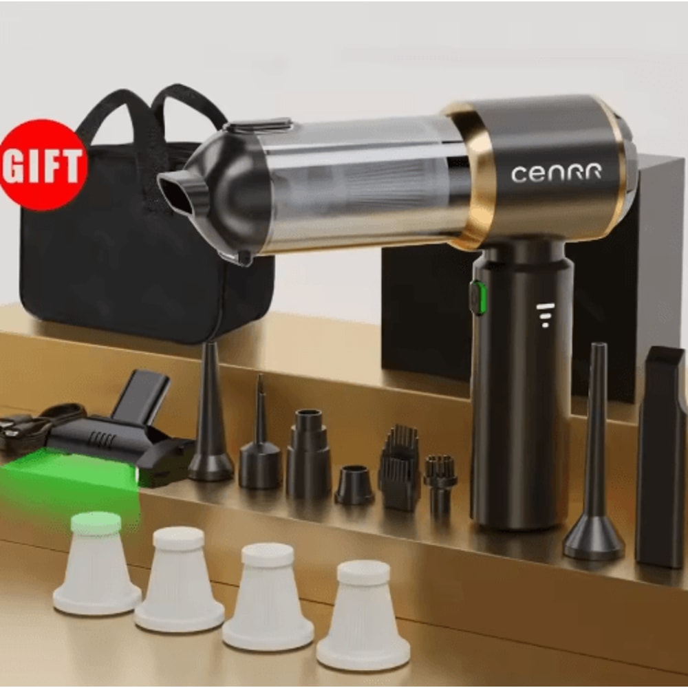 CENRR Mini Cordless Car Vacuum Cleaner Portable Handheld Blower Cleaner 3