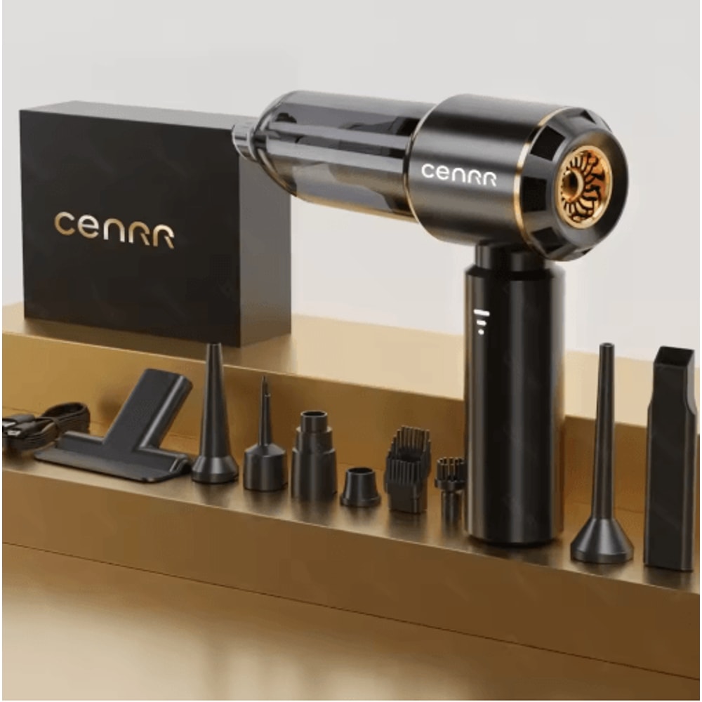 CENRR Mini Cordless Car Vacuum Cleaner Portable Handheld Blower Cleaner 7