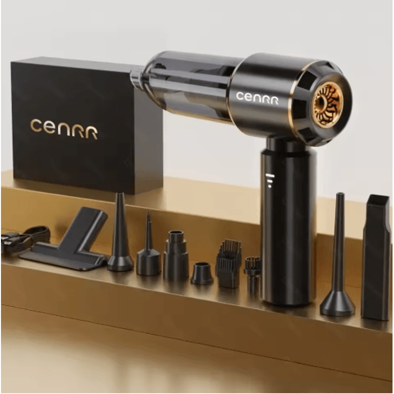CENRR Mini Cordless Car Vacuum Cleaner Portable Handheld Blower Cleaner 7