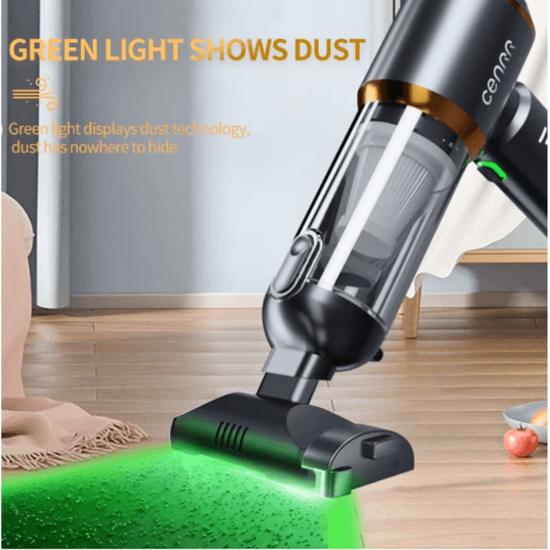 CENRR Mini Cordless Car Vacuum Cleaner Portable Handheld Blower Cleaner 8