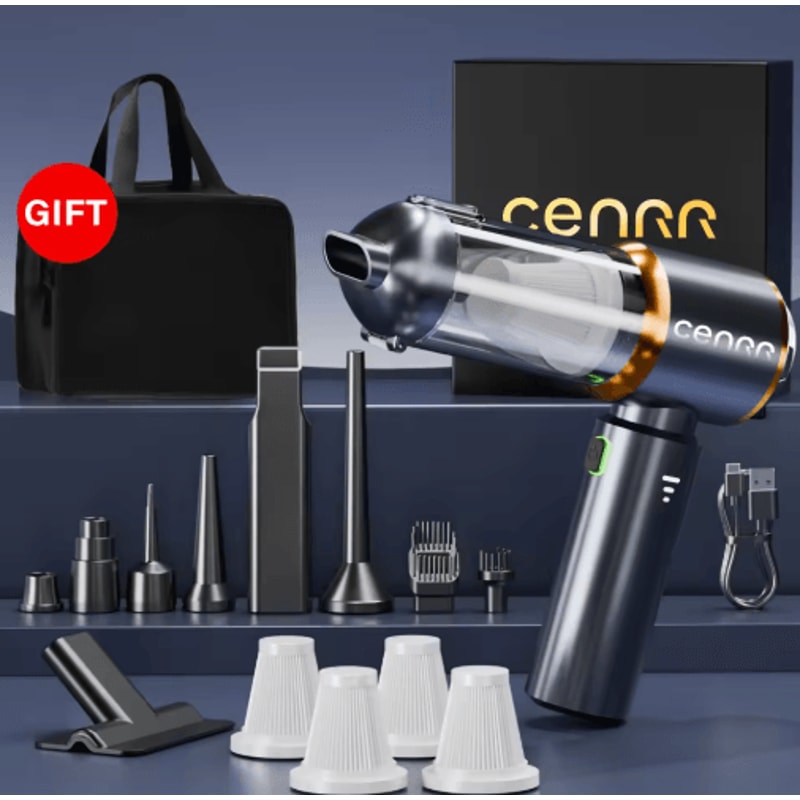 CENRR 2025 Mini Cordless Car Vacuum Cleaner Portable Handheld Blower Cleaner 2