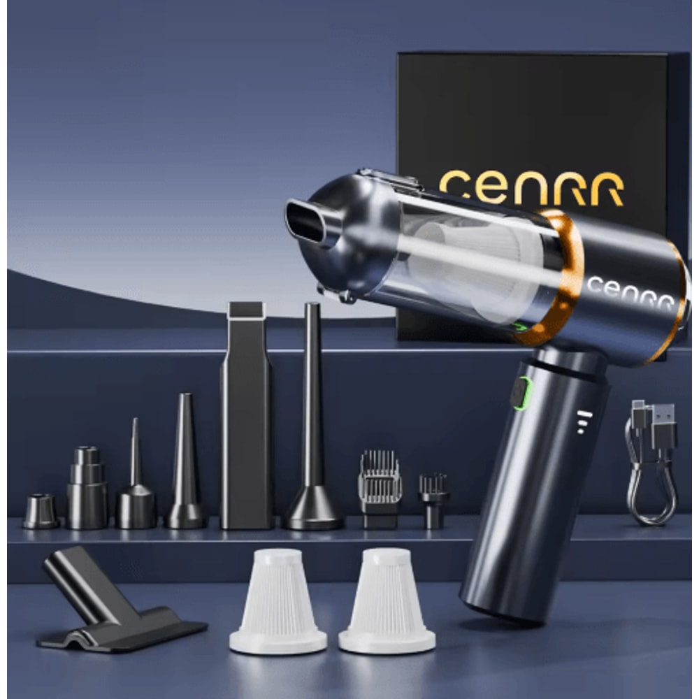 CENRR 2025 Mini Cordless Car Vacuum Cleaner Portable Handheld Blower Cleaner 3