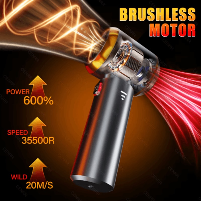 CENRR 2025 Mini Cordless Car Vacuum Cleaner Portable Handheld Blower Cleaner 13