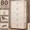 Multifunction Folding Storage Cabinet Dustproof Portable Wardrobe Organizer 2