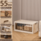 Multifunction Folding Storage Cabinet Dustproof Portable Wardrobe Organizer 18