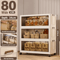 Multifunction Folding Storage Cabinet Dustproof Portable Wardrobe Organizer 6