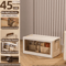 Multifunction Folding Storage Cabinet Dustproof Portable Wardrobe Organizer 24
