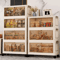 Multifunction Folding Storage Cabinet Dustproof Portable Wardrobe Organizer 0