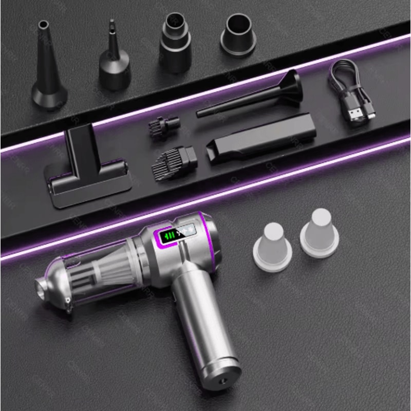 Mini Cordless Car Vacuum Cleaner Powerful Portable Handheld Blower Cleaner 3