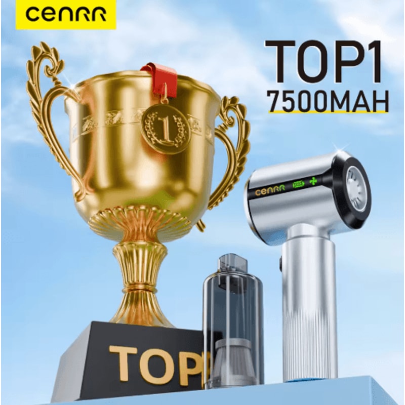 CENRR Mini Cordless Car Vacuum Cleaner Portable Handheld Powerful Cleaner 8