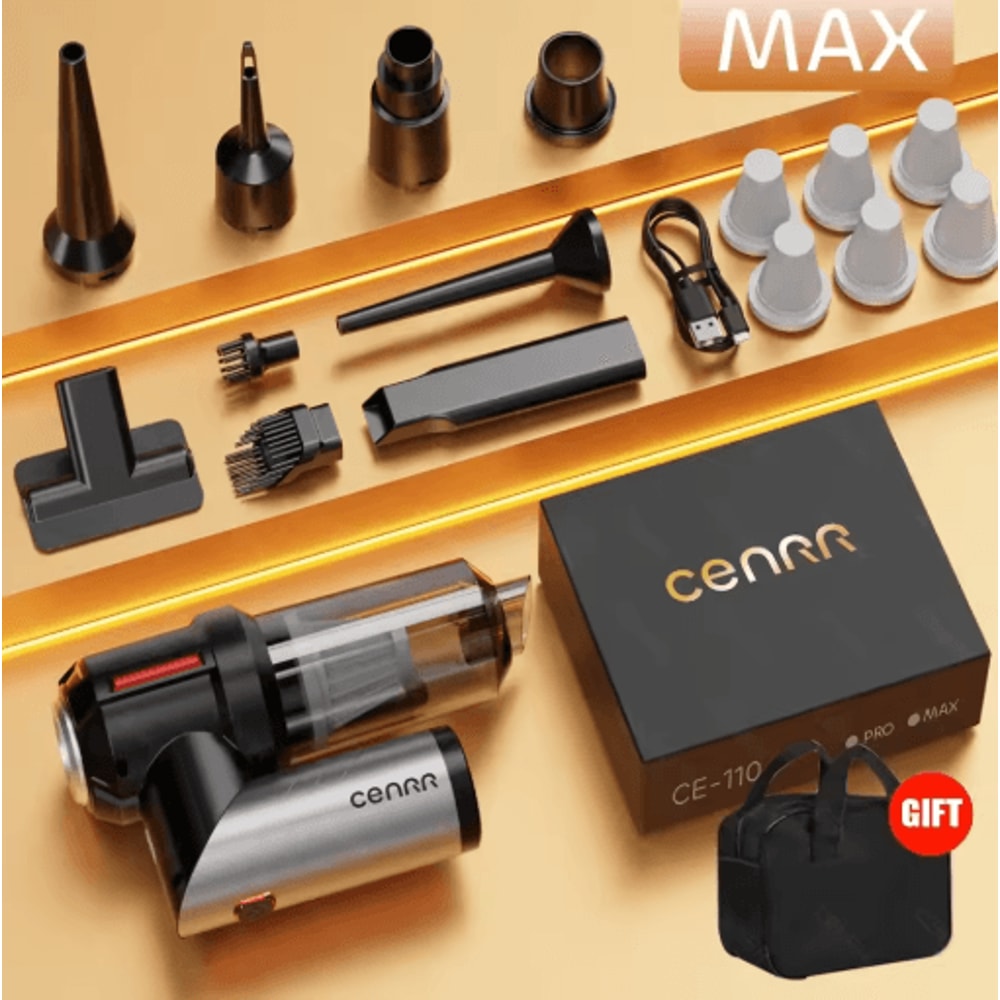 CENRR 998000PA Mini Cordless Car Vacuum Cleaner Portable Handheld Power Cleaner 1