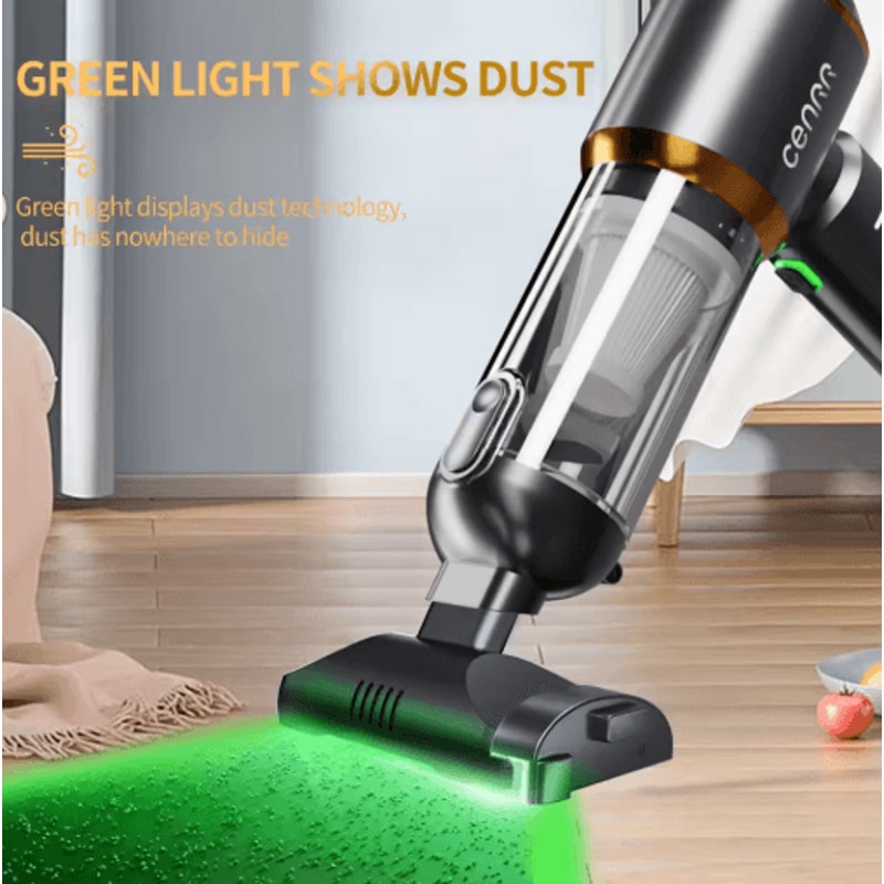 CENRR Mini Cordless Car Vacuum Cleaner Portable Handheld Blower Power Cleaner 7