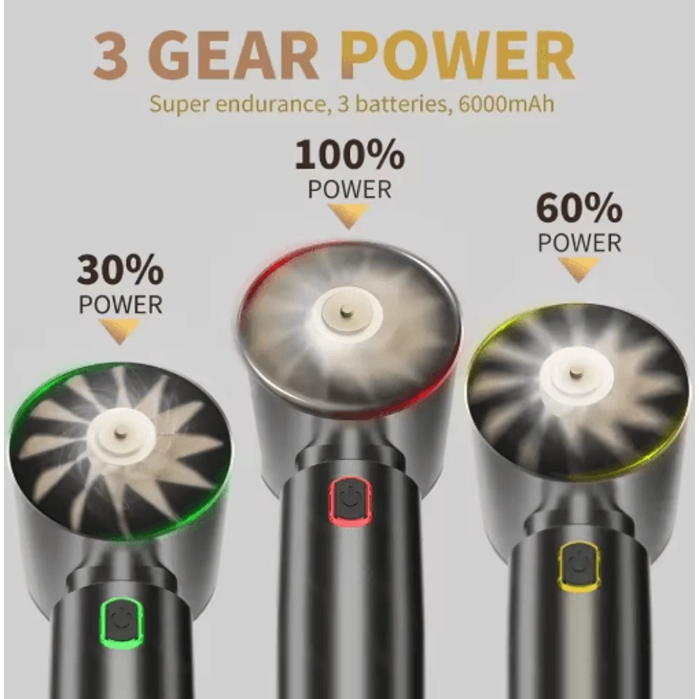 CENRR Mini Cordless Car Vacuum Cleaner Portable Handheld Blower Power Cleaner 8