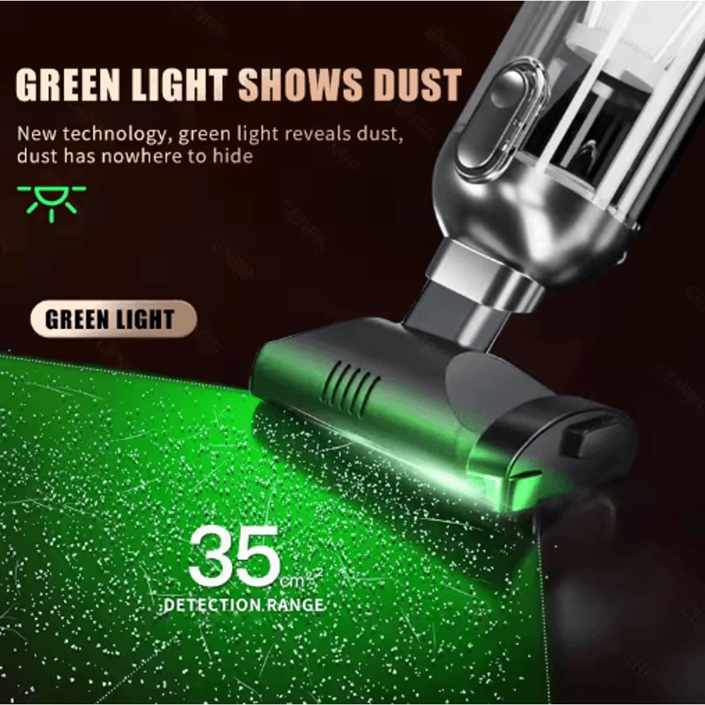 CENRR 2025 Mini Cordless Car Vacuum Cleaner Portable Handheld Blower Power Cleaner 10