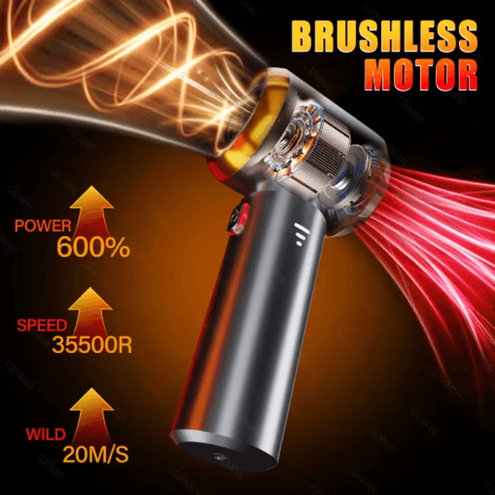 CENRR 2025 Mini Cordless Car Vacuum Cleaner Portable Handheld Blower Power Cleaner 13