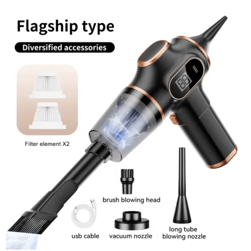 Wireless Mini Handheld Vacuum Cleaner High Power Portable Car Home Cleaner 2